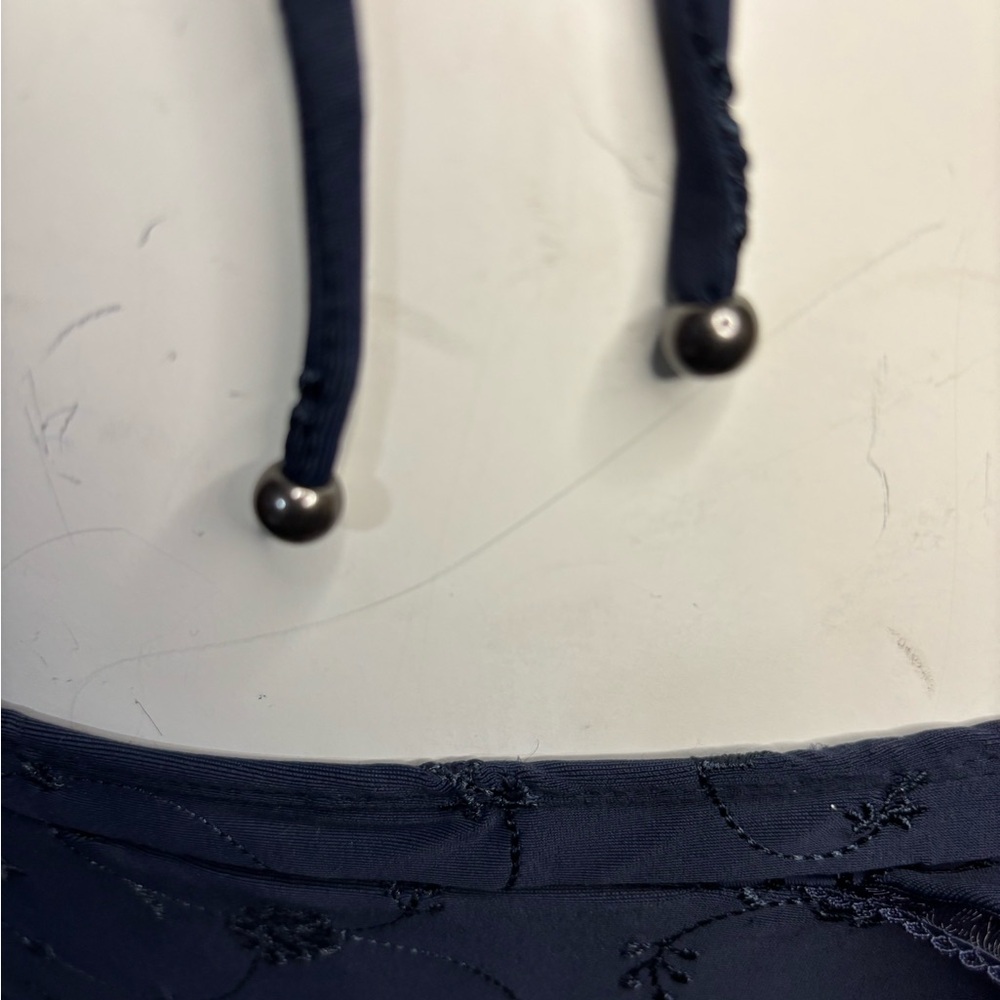 Jonathan Simkhai Blue Ruffle Bikini Set - Picture 8 of 13